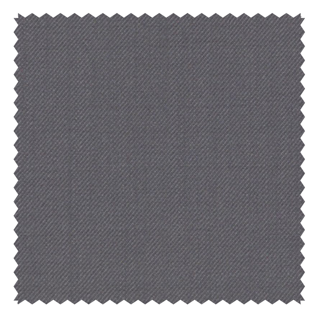 Mid Grey Solid "Rainbow" Plain Twill