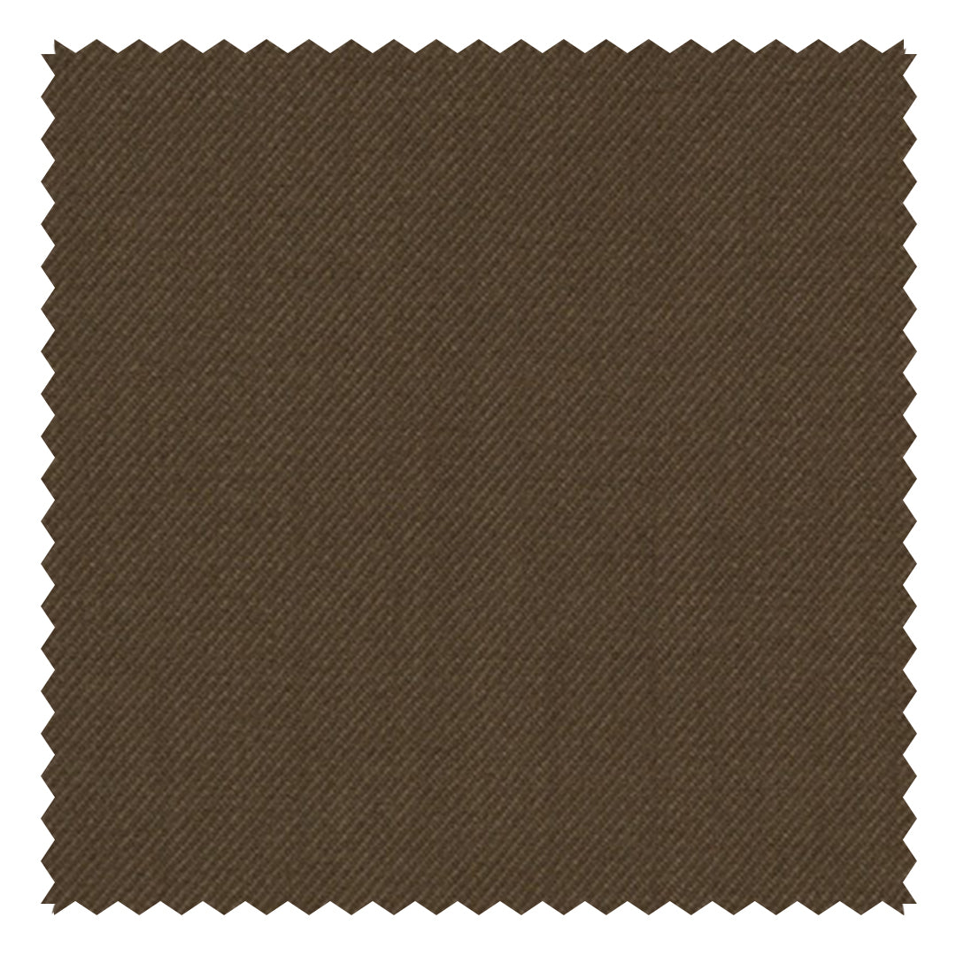 Dark Chocolate Solid "Rainbow" Plain Twill
