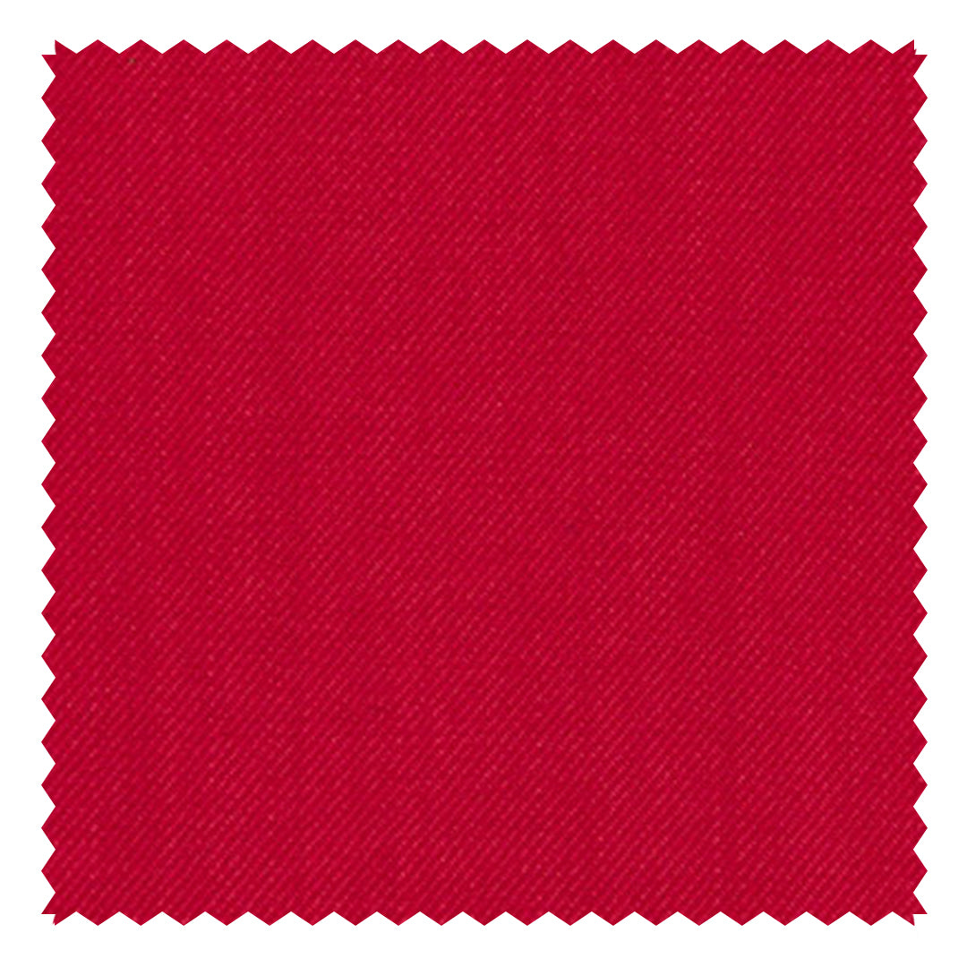 Red Solid "Rainbow" Plain Twill