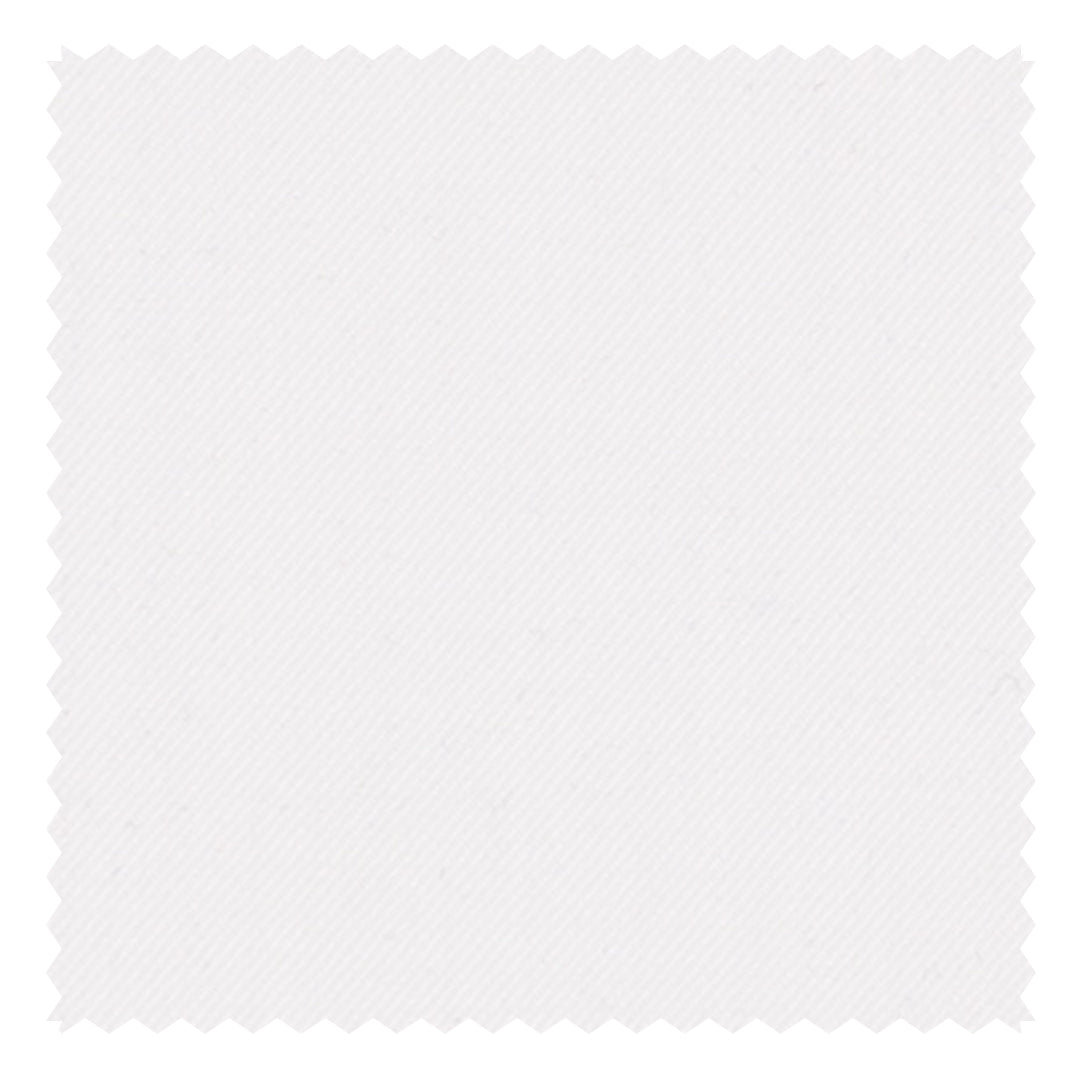 Optic White Solid "Rainbow" Plain Twill