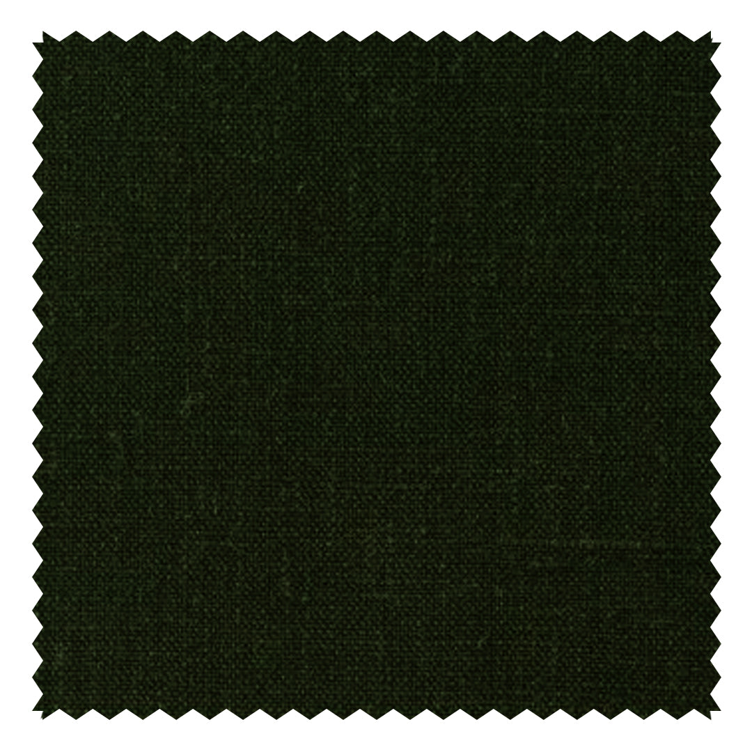 Forest Green Plain "Natural Elements" Linen
