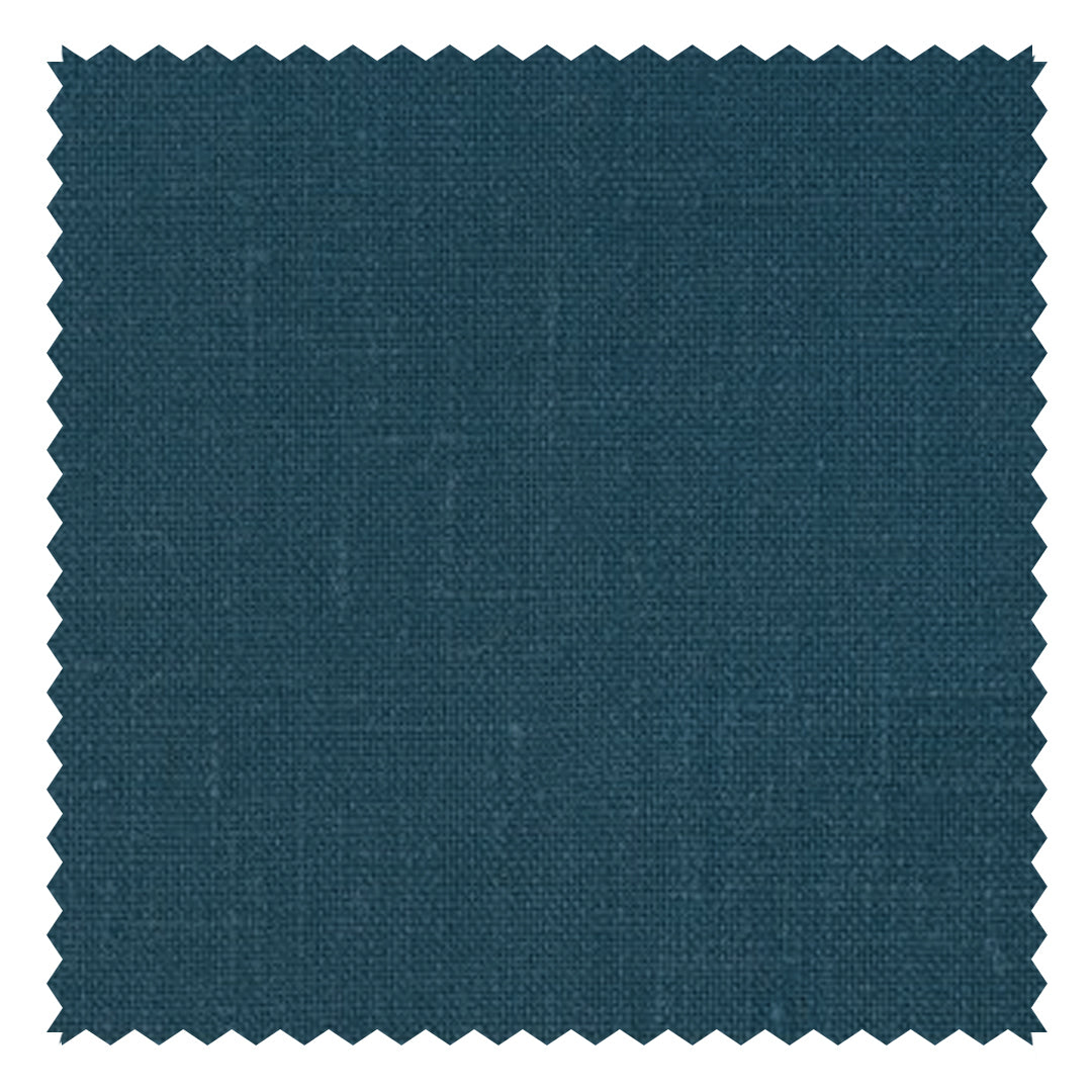 Teale Blue Plain "Natural Elements" Linen