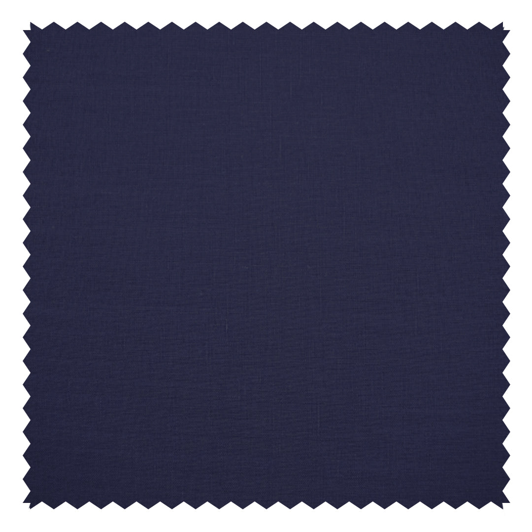 Ocean Blue Plain "Natural Elements" Linen