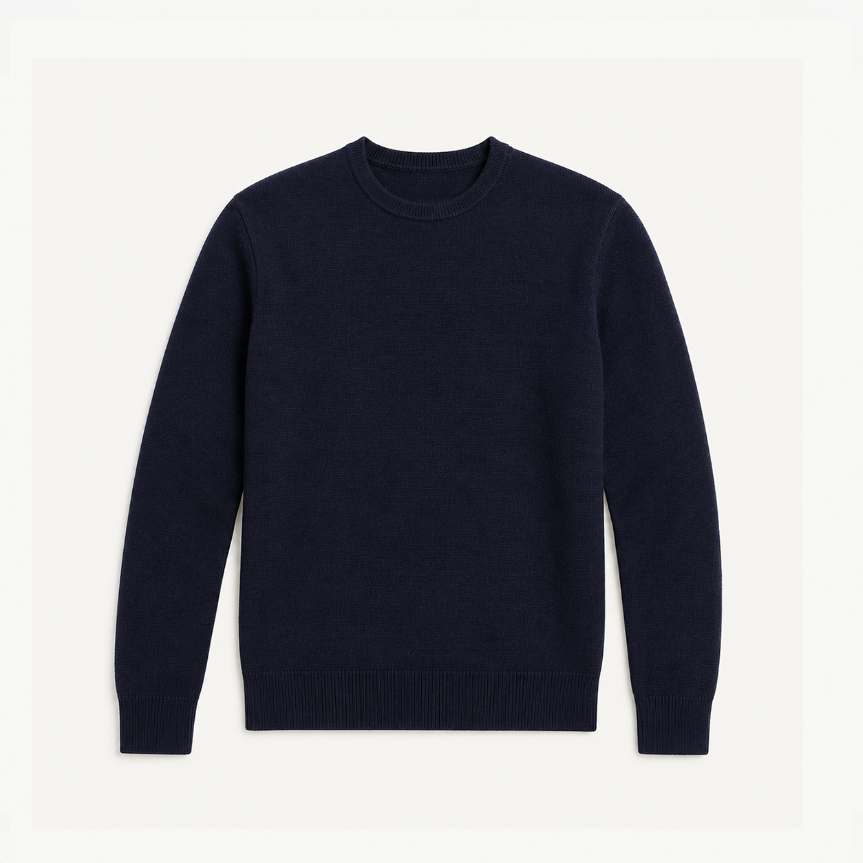 Dark Navy Crew Neck Sweater