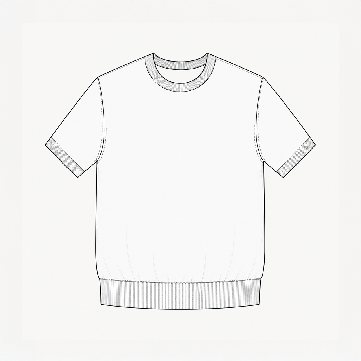 Dark Navy Crew Neck T-Shirt