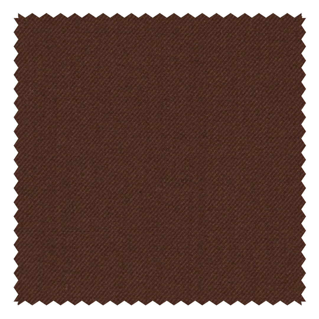 Chocolate Solid "Rainbow" Plain Twill