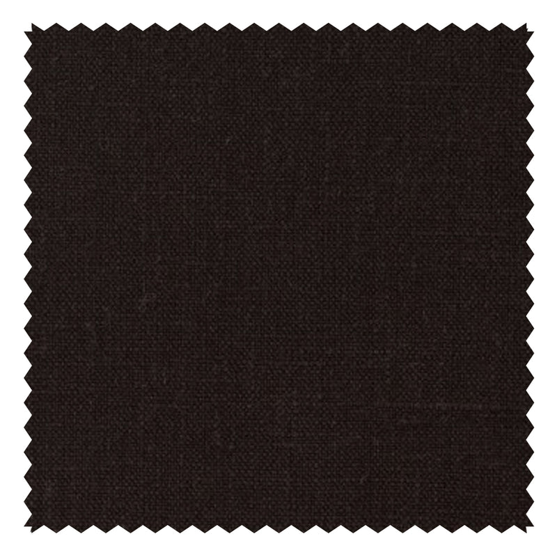 Dark Brown Plain "Natural Elements" Linen