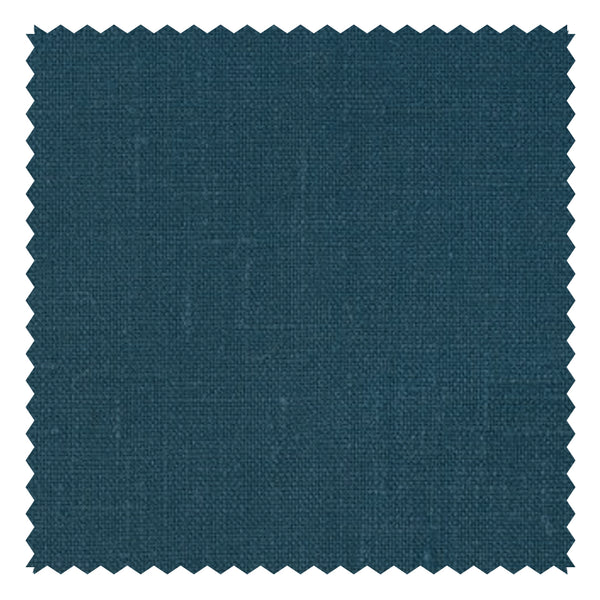 Teale Blue Plain "Natural Elements" Linen