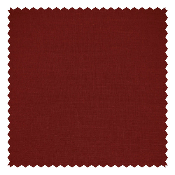 Red Plain "Natural Elements" Linen