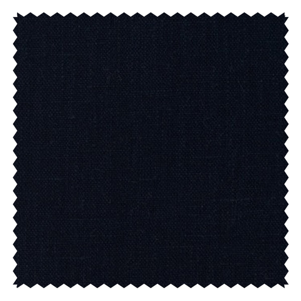 Midnight Blue Plain "Natural Elements" Linen