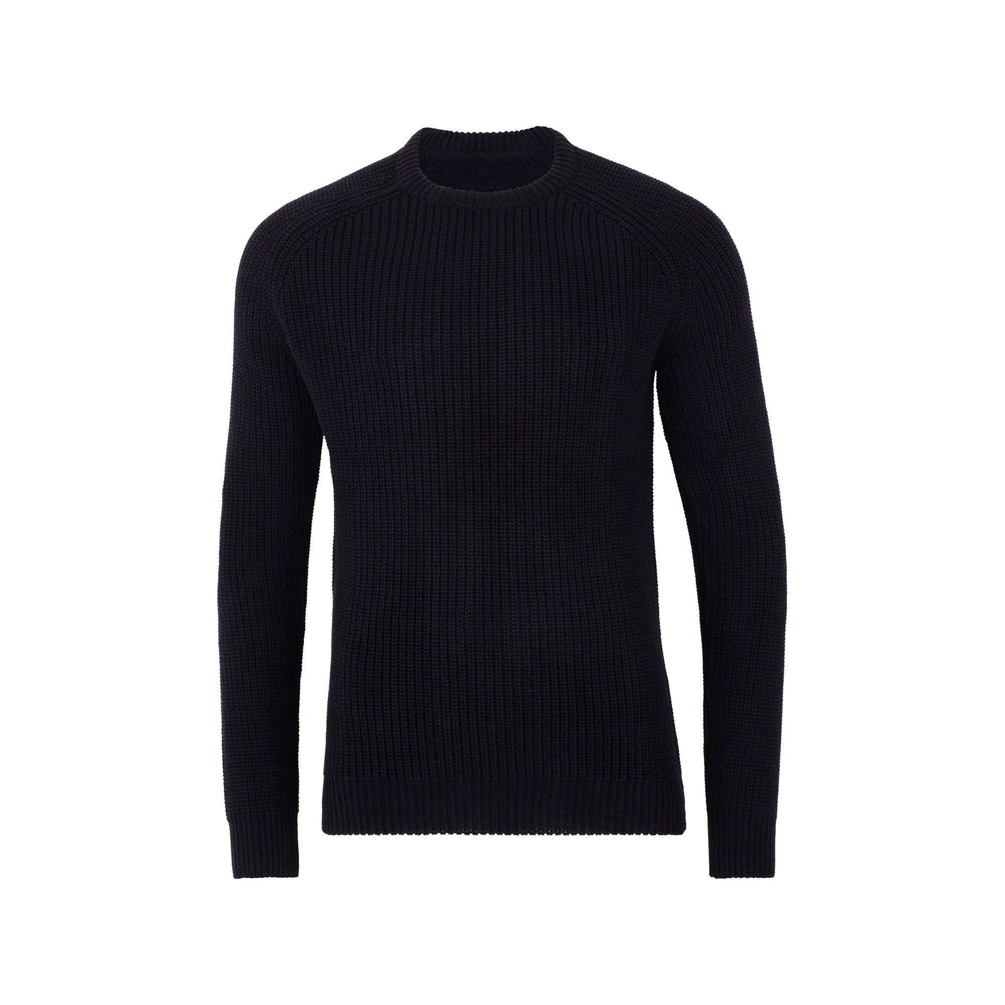 Heavyweight Cotton Fisherman's Rib Knit Jumper