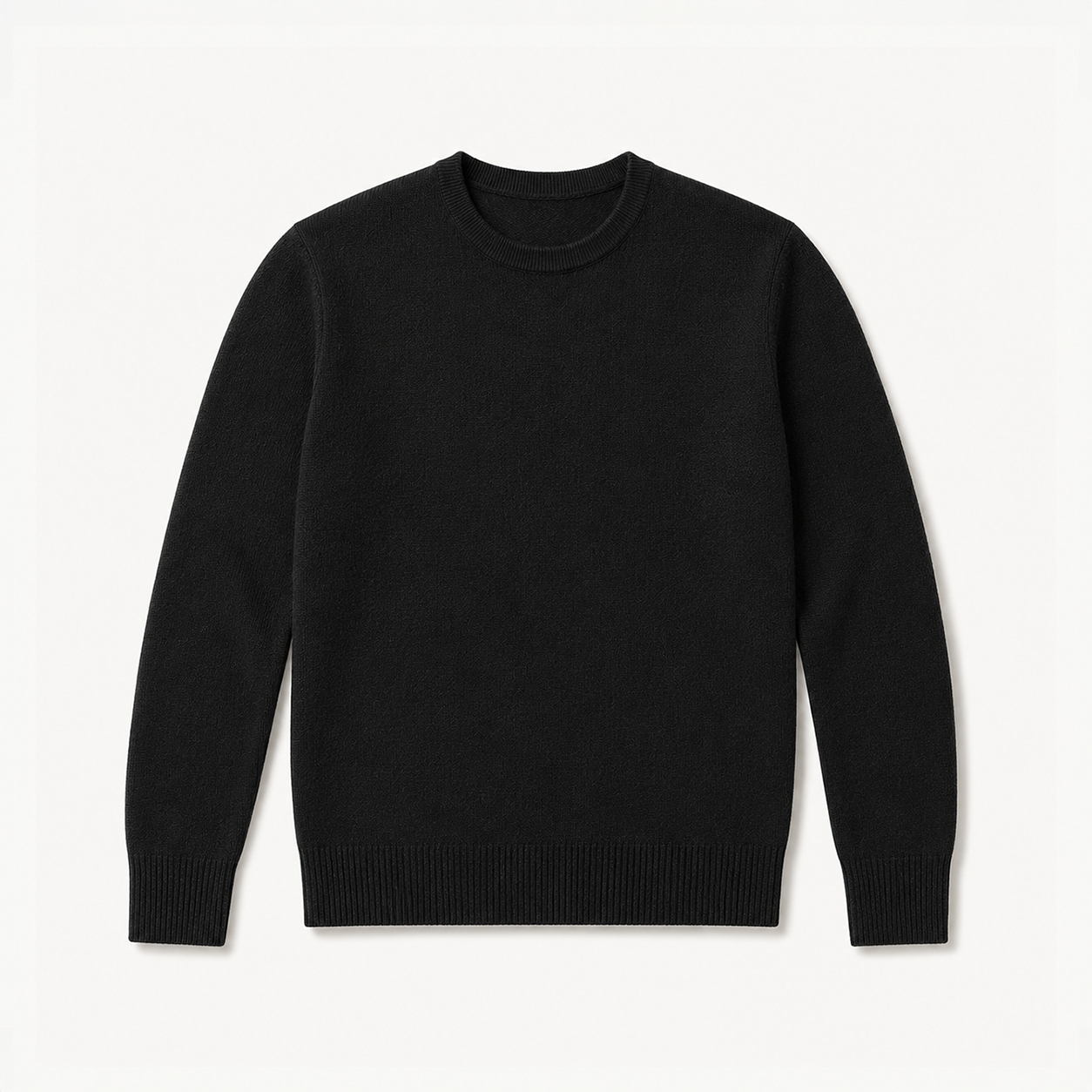 Black Crew Neck Sweater