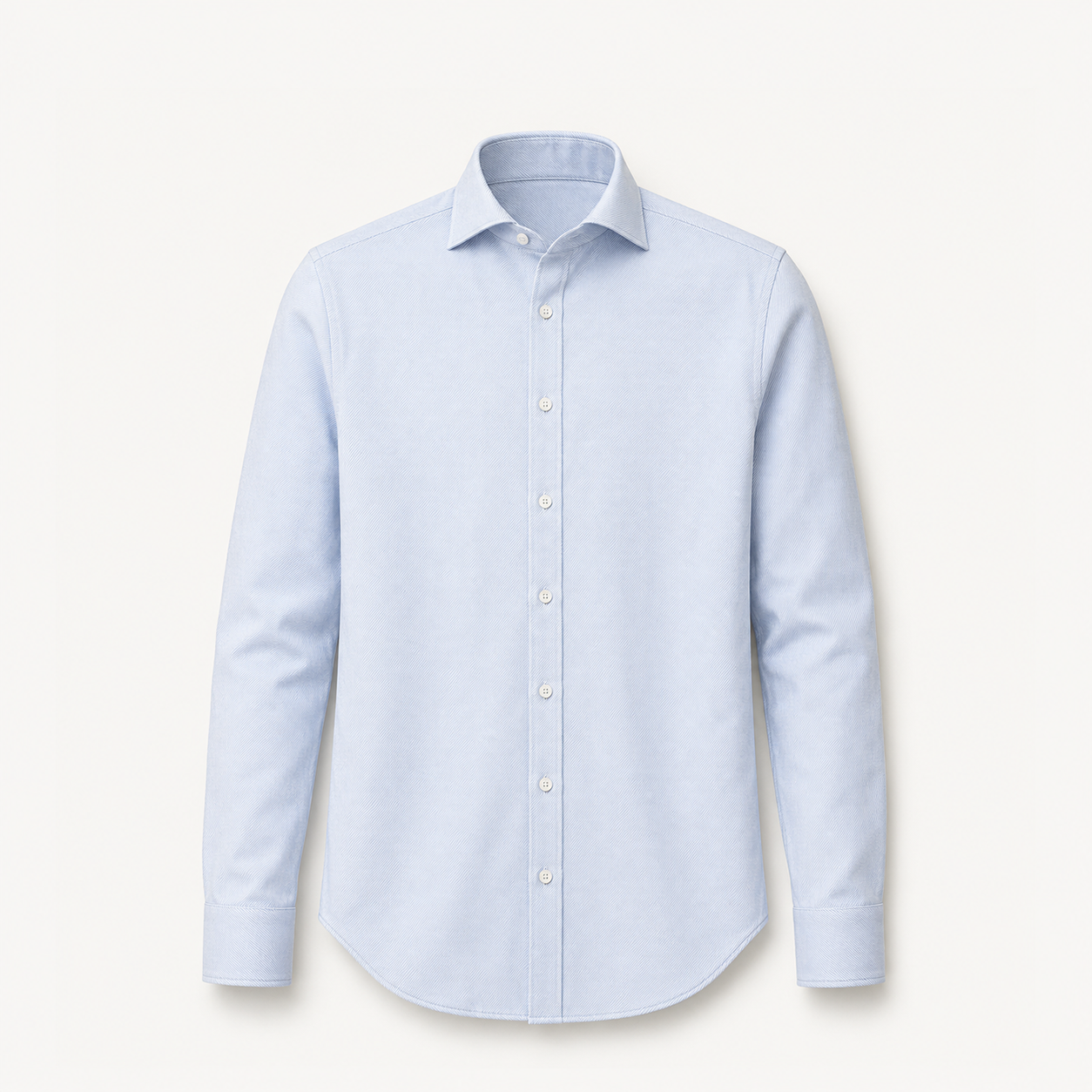 blue fine-twill shirt