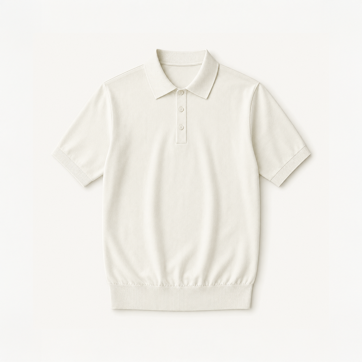 Off White Polo Shirt