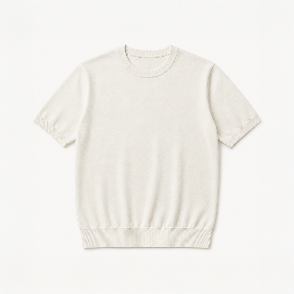 Off White Crew Neck T-Shirt